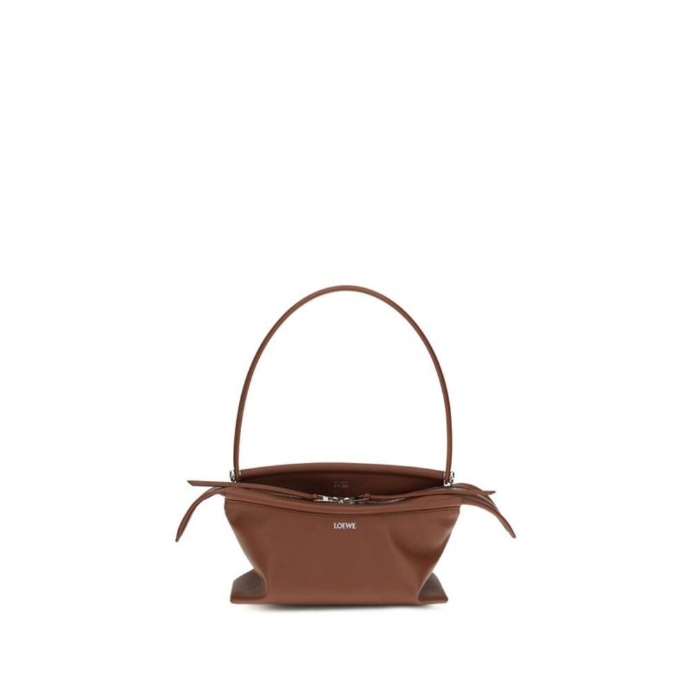 Loewe Women Whisker Glazed Calfskin Shoulder Bag